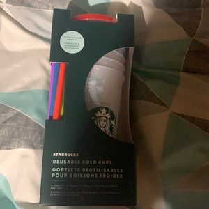 Starbucks confetti cups